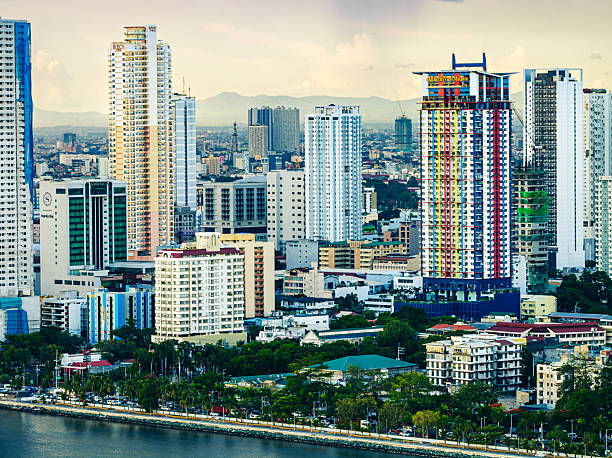 istock Manila Cityscape With Modern Skyline Over Waterfront 2255377956
