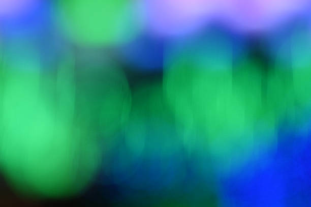 istock Lighting blur and Bokeh on green Background 2255392304