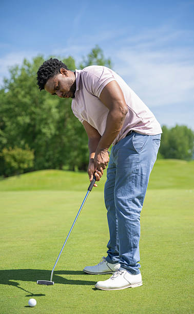 istock Adult Man Playing Golf On The Golf Course In Summer 2255419690