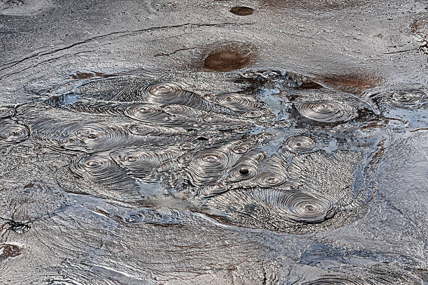 istock Boiling mud pool with bubbling patterns near Rotorua, New Zealand 2255426766