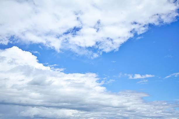 Clean New Zealand sky replacement, soft white and grey clouds in the shape of a mouth.