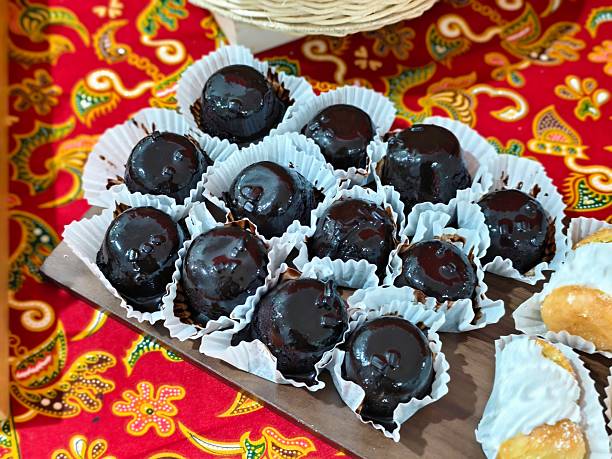 Decadent Glazed Chocolate Mini Cakes in Paper Liners