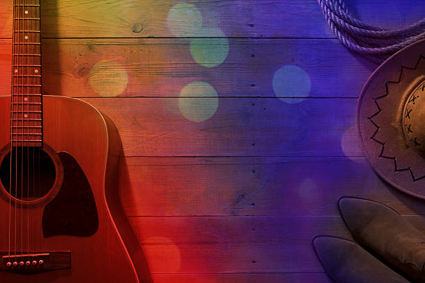 Close-up of ukulele on top of the table