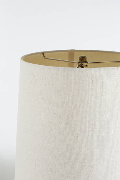 istock Details of a solid teak wood floor lamp 2255448730