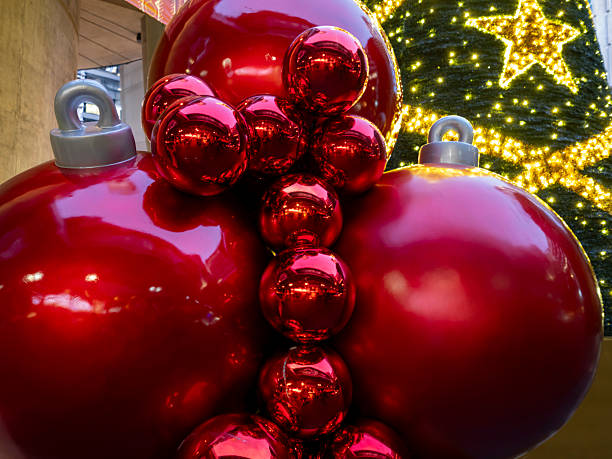 Christmas decorations in Auckland Streets