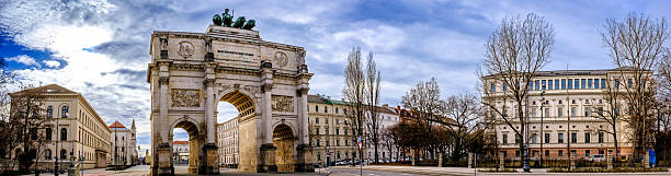 famous Siegestor in Munich - bavaria - germany
