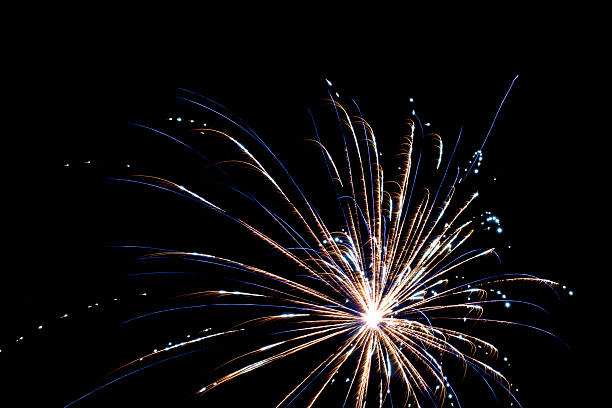 istock Festival fireworks celebrate, Spectacular fireworks illuminate dark evening sky 2255521206