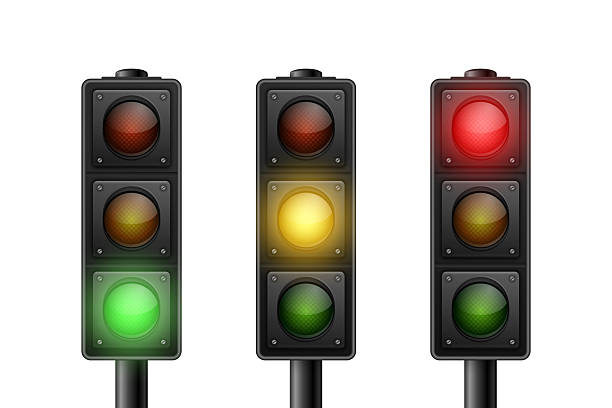 istock Vector 3d Traffic Light Set with Red Yellow Green Signals, Isolated. Stop and Go Concept. Road Safety Control Icon Collection. City Street Intersection Semaphore Illustration 2255535652