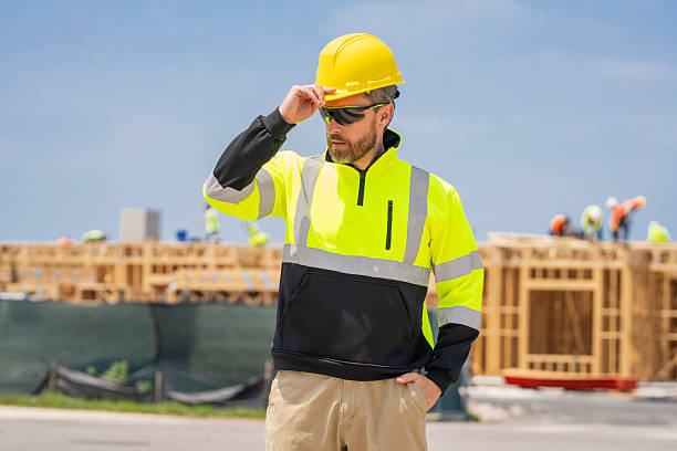 istock Top supervisor at work. Labor day. Building side outdoor. Man at construction site. Civil construction engineering. Man engineer at building site. Supervisor worker wear uniform. Project supervisor 2255577927