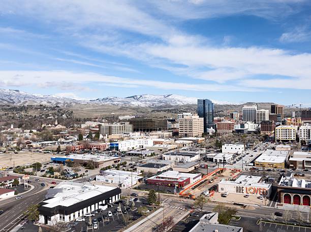 Beautiful photos of Boise, ID taken from the air during early spring. Photos show the city scape and the mountains behind.