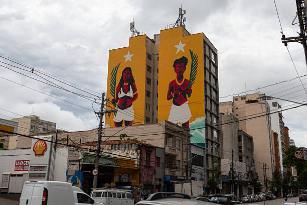 Sao Paulo, SP, Brazil - November 08 th, 2025: Mural \