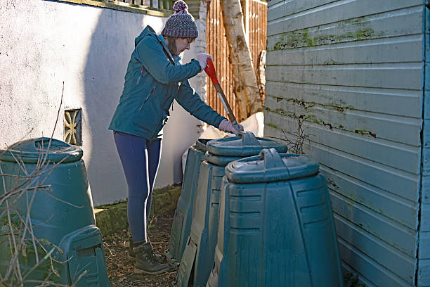 istock Turning the compost, in January, 2026. 2255634984