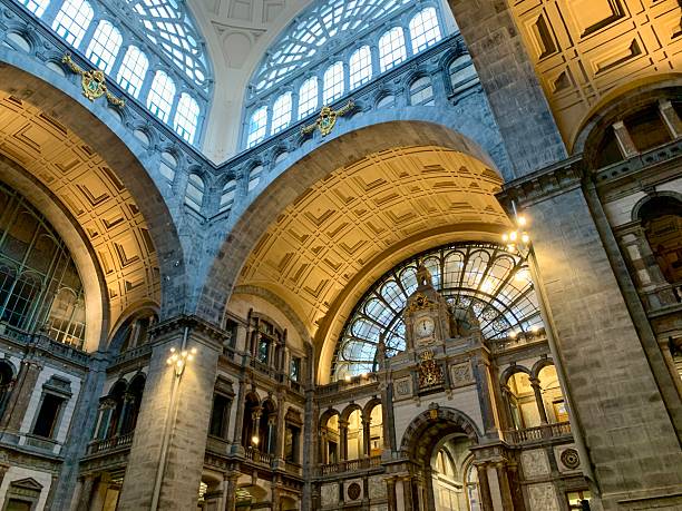istock historical old antwerp central train station, antwerp, belgium 2255644893