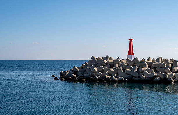 blue sky and lighthouse