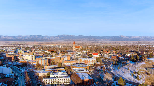 istock Aerial view of Helena in December 2255679937