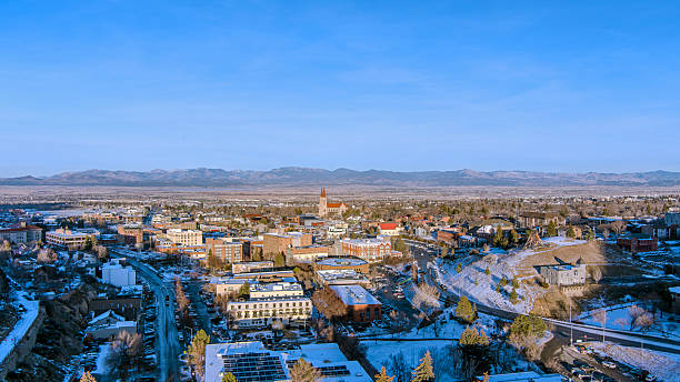 istock Aerial view of Helena in December 2255679964