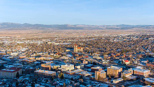istock Aerial view of Helena in December 2255679968