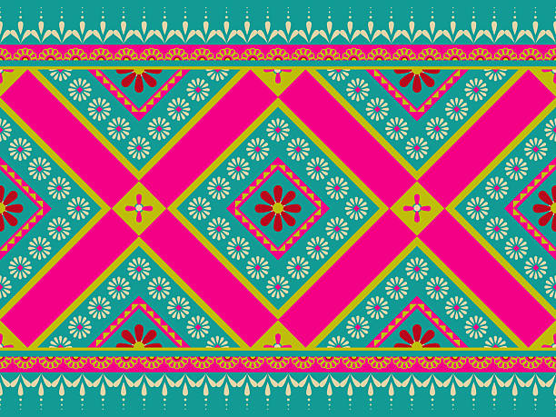 Geometric ethnic pattern. Geometric ethnic pattern, Navajo, Native American tribal fabric design for clothing, textile, wrapping, background, wallpaper, carpet, embroidery, print, vector, illustration design