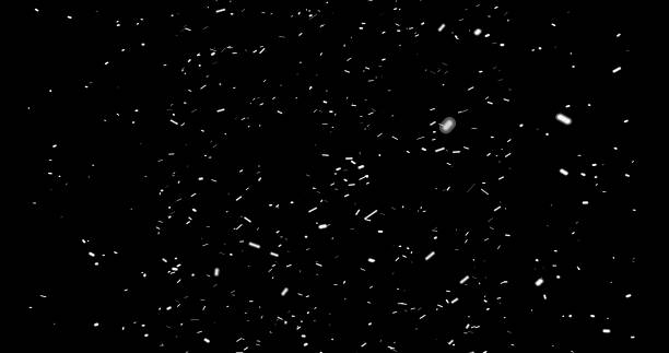 istock Directional realistic surreal Snowfall overlay fx. Detailed very small falling snowflakes dreamy fantasy cartoon animation. Christmas videos festive intros outro, winter season. Sparkle weather. 2255694171