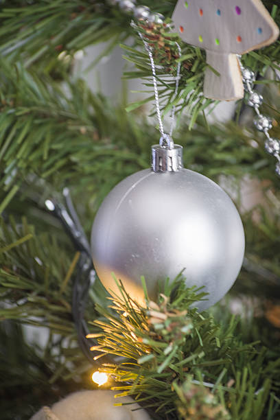 The fusion of Christmas cheer and natural beauty evokes a sense of wonder and joy.