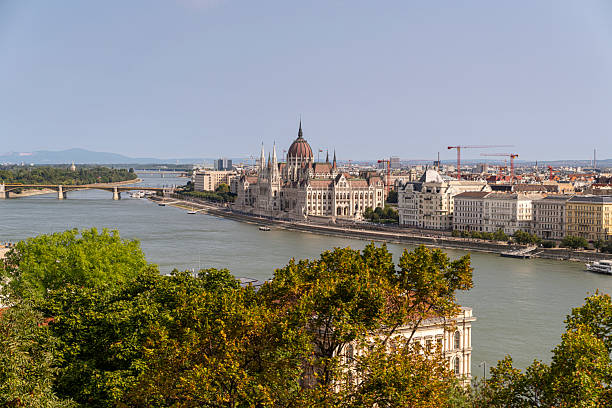 View on Parliament building in Budapest