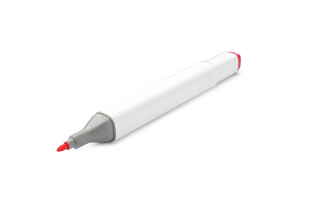 One double-sided marker pen on white background