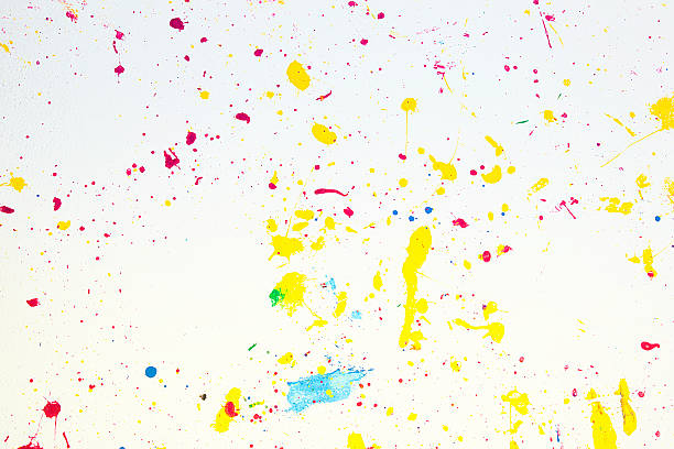 istock paint buckets dripping with paint and paint spatters 2255770864