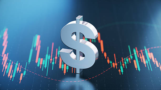 istock Metallic Dollar Sign Over Financial Chart Background 2255787725