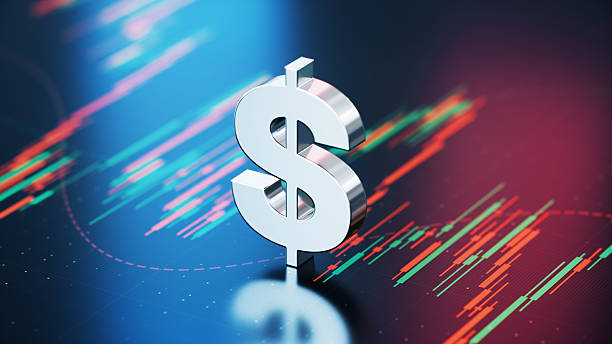 istock Metallic Dollar Sign Over Financial Chart Background 2255787738