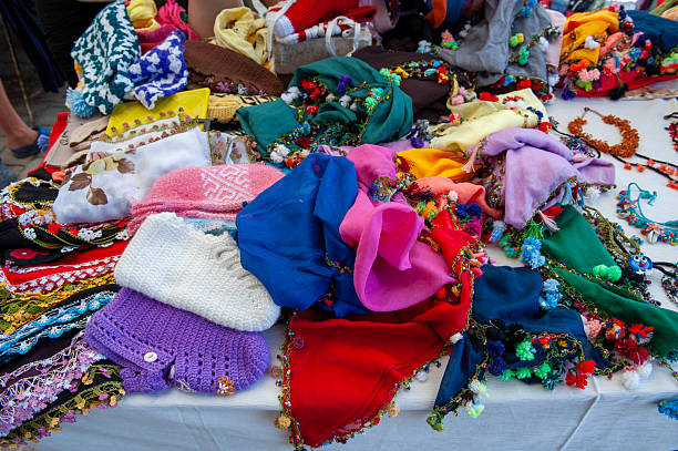 Colorful textile fabrics for sale