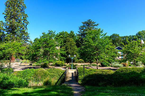 Beautiful public park on a sunny day