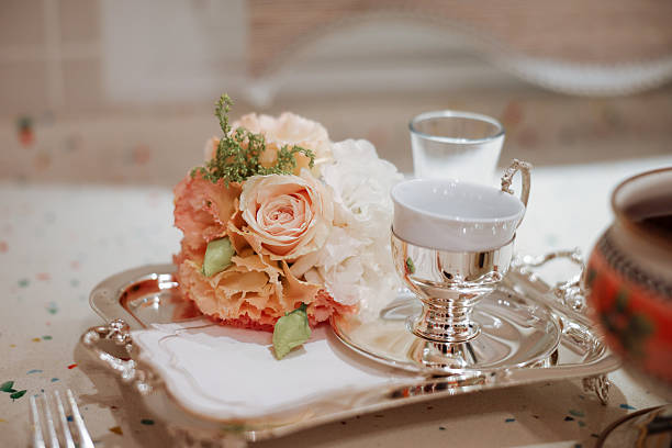 Engagement Ceremony , Bride Serving Turkish Coffee - Kiz isteme