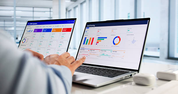 istock Efficient Sales Lead Management Through CRM Software: A Businessman's 2255846400