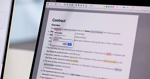 istock Young Latino Man Proofreading Text On Laptop 2255846428