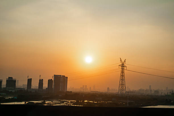 Sunset,China,Asia.