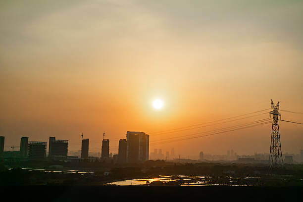Sunset,China,Asia.