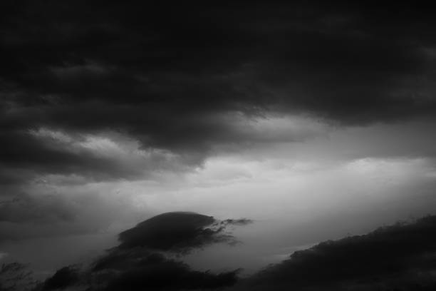 Background of dark stormy clouds