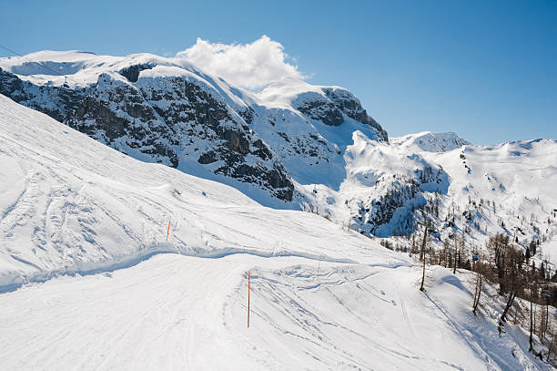 istock Ski resort slope.  Alpine ski / snowboard vacation. 2255902090