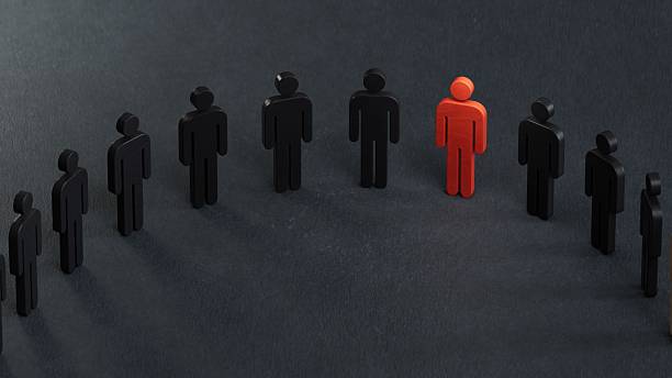 istock Conceptual image of teamwork.Perfect for representing business strategy, leadership.3D rendering on black background. 2255906814