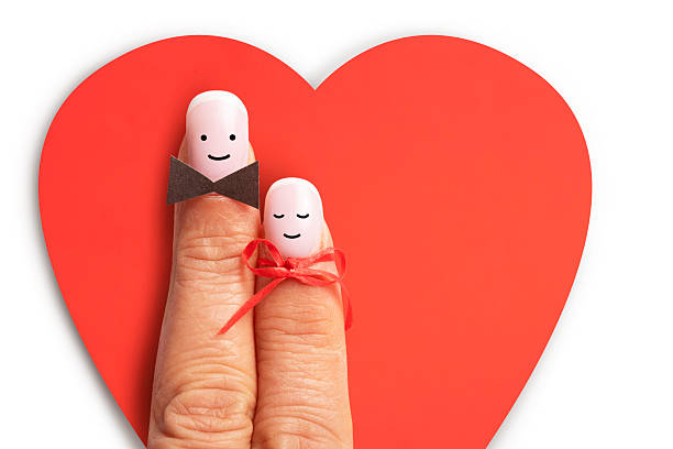 Happy loving fingers