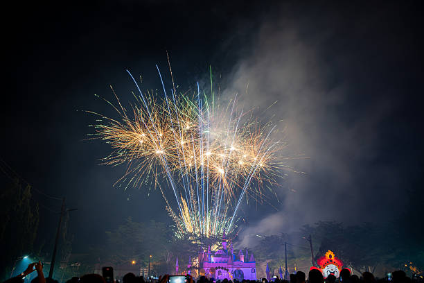 Chinese New Year Celebrations Fireworks in Malaysia