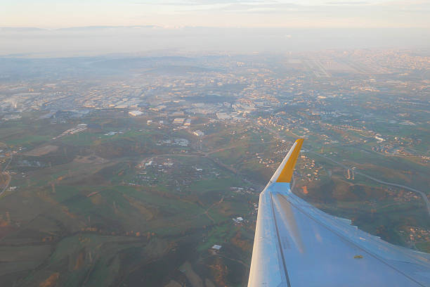 Turkey with the height of the plane. Landscapes of Turkey from the porthole
