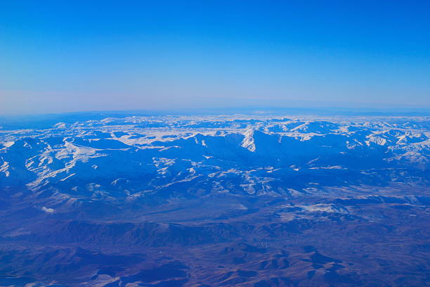 Turkey with the height of the plane. Landscapes of Turkey from the porthole