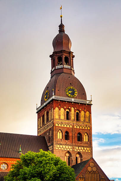 The Riga Cathedral in Old Town Riga, Latvia.