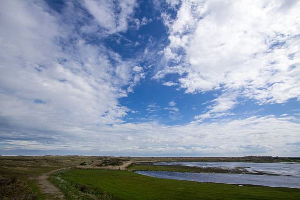 De Slufter, nature reserve on the island of Texel, the Netherlands, 5 May 2015, part of the Unesco heritage