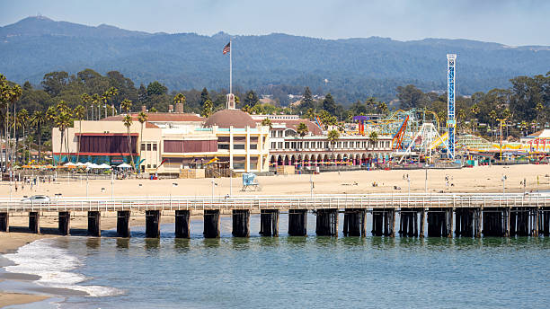 The Santa Cruz Beach Boardwalk in Santa Cruz, California.