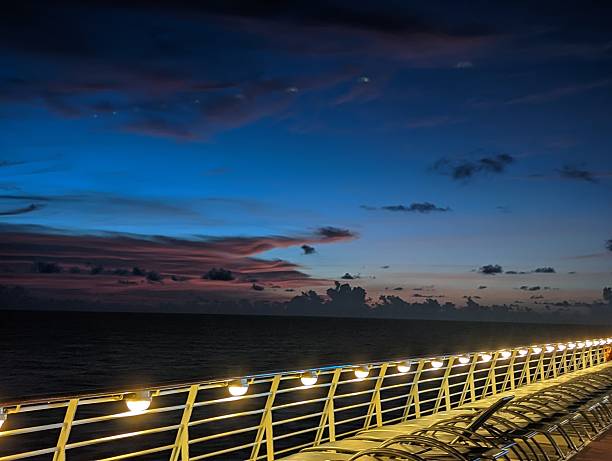 A Dream view of the night skies in the Caribbean taken from a cruise ship
