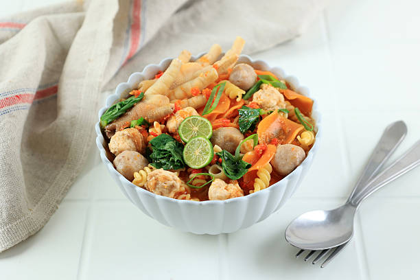 Seblak Bandung, Spicy Culinary Dish Popular Street Food from West Java.