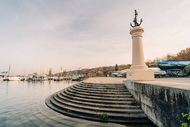 Monument du Port Noir in geneva switzerland. High quality photo