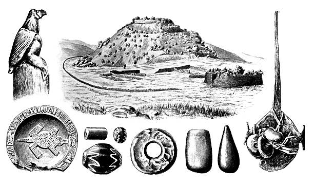 Tomb Structures from North Africa), depicting ancient Berber and Numidian megalithic architecture